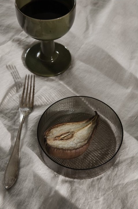 Kitchen Ripple Ripple serving bowls grey | Ferm Living | Chic Cham | Lausanne